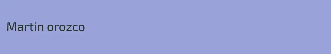 Martin orozco